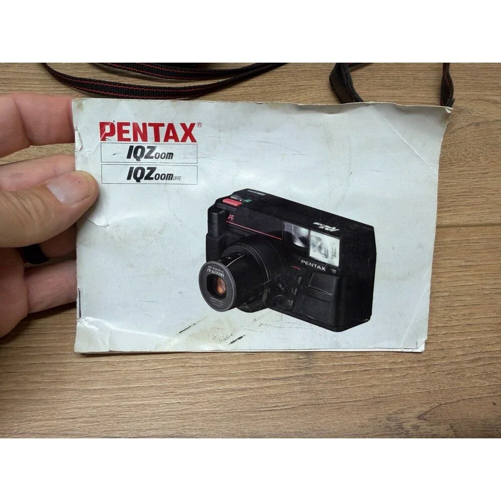 Vintage Pentax IQZoom 35mm Film Camera for Parts or Repair